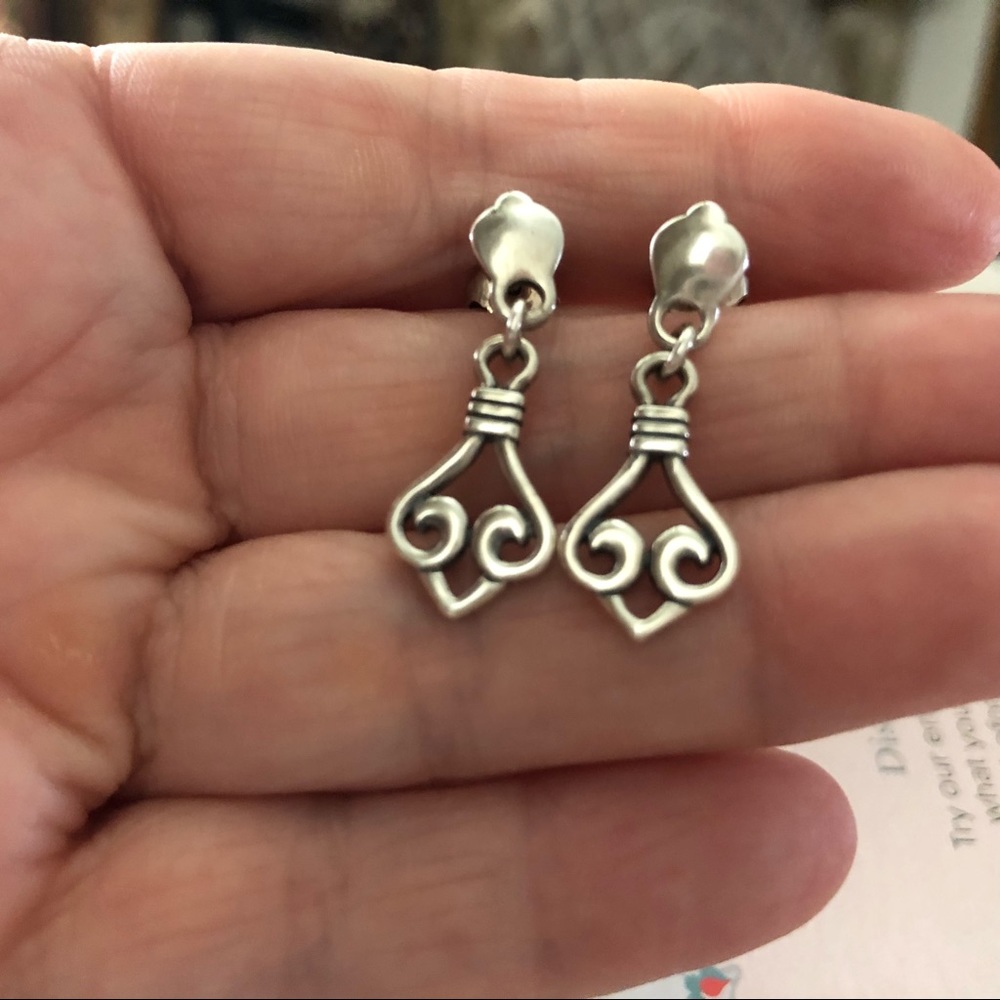 Retired James Avery dangle earrings